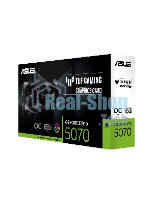 Видеокарта ASUS TUF-RTX 5070-O12G-GAMINGRTX 5070,HDMIx2,DPx3,12G,D7; 90YV0LZ0-M0NA00
