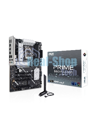 Материнская плата ASUS PRIME B860-PLUS WIFI, LGA 1851, Intel B860, 4xDDR5, 4xSATA, 2xM.2, 1xPCIe 5.0 x16, 4xPCIe 4.0 x16, 2xUSB-C, 4xUSB-A 3.2 Gen 1, 2xUSB-A 3.2 Gen 2, 1xHDMI, 1xDP, 1x2.5Gb LAN, 7.1, ATX