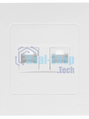 Systeme Electric Blanca внутр Бел Розетка 2-ая компьютерная RJ45