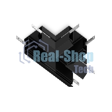 GL1044 BK черный коннектор Т-образный для корпуса в натяжной потолок Magnetic 220V 140*100*61