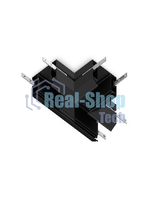 GL1044 BK черный коннектор Т-образный для корпуса в натяжной потолок Magnetic 220V 140*100*61