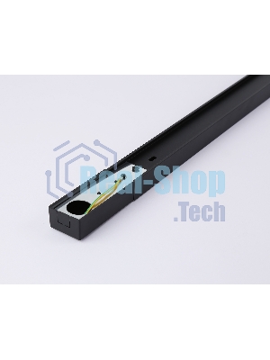 Шинопровод накладной однофазный Standard 220V GL7104 BK черный 2000*32.5*19.8 (ввод питания, 1 заглушка, крепление в комплекте)