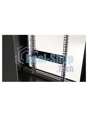 Шкаф настенный Hyperline TWB-0966-SR-RAL9004 19-дюймовый (19