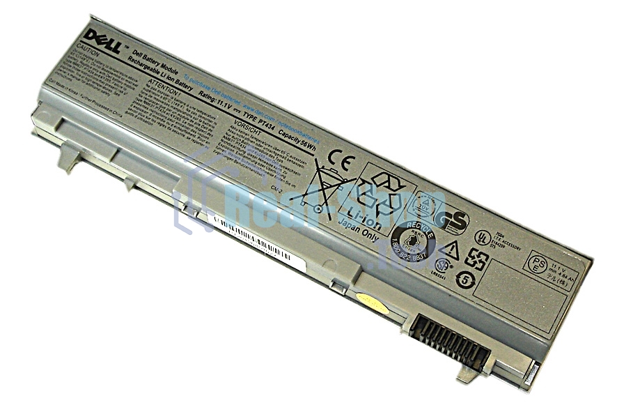 Аккумуляторная батарея для ноутбука Dell Latitude E6400 серебристый 56Wh