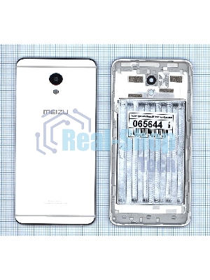 Задняя крышка для Meizu M5 Note серебристый