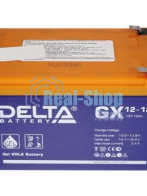 Аккумуляторная батарея Delta GX 12-12 напряжение 12В, емкость 12Ач (151х95х101мм)