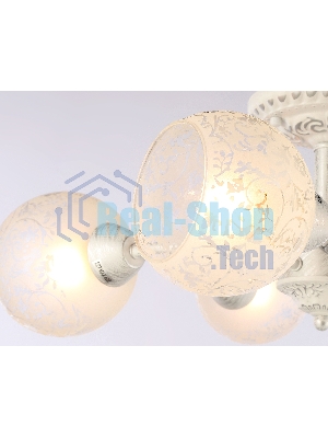 Светильник Ambrella light TR3062/5 WH/SL/FR белый/серебро/белый матовый E27/5 max 40W D615*245