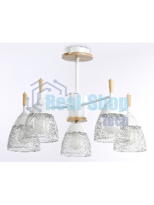 Светильник Ambrella light TR8012/5 WH белый E27*5 max 40W D600*385