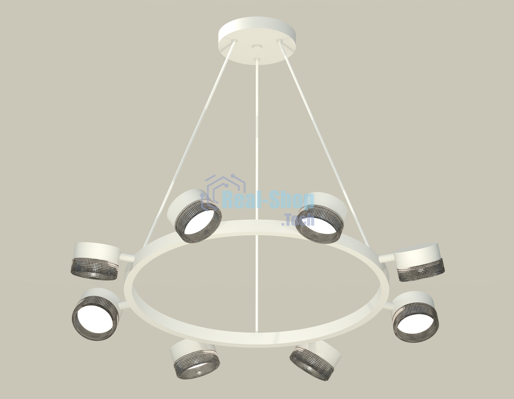Светильник Ambrella light XB9195250/8 SWH/BK белый песок/тонированный GX53 (C9195, N8484)