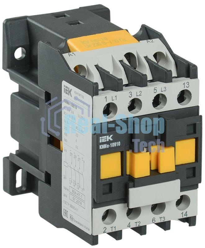 Контактор КМИе-10910 9А 230В/АС3 1НО IEK KKME11-009-230-10