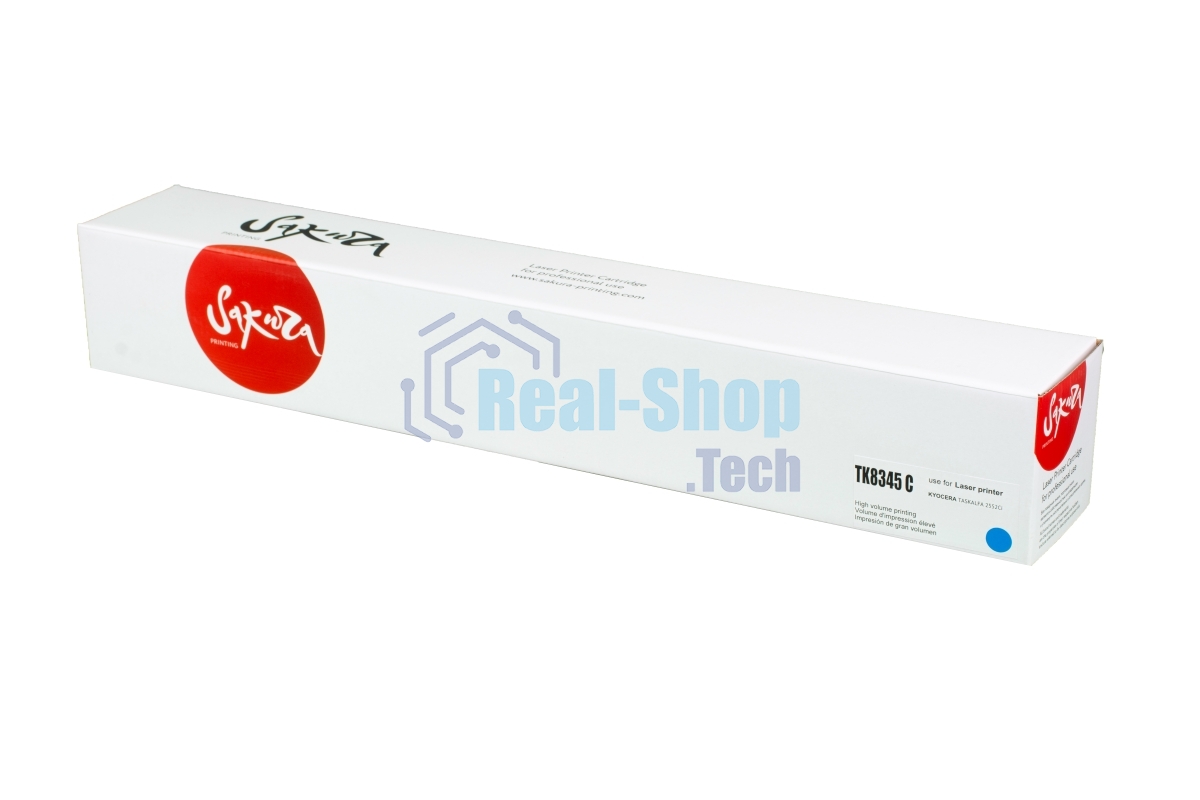 Картридж Sakura TK8345C для Kyocera TASKalfa 2552ci, синий, 12 000  к.