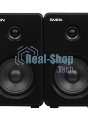 Акустическая система SVEN 2.0 SVEN SPS-725 черный (50 Вт, BT, пульт)