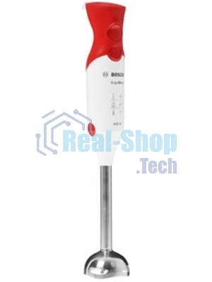 Блендер погружной Bosch MSM64110 белый/красный, 450 Вт, 2 скорости, турбо