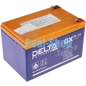 Аккумуляторная батарея Delta GX 12-12 напряжение 12В, емкость 12Ач (151х95х101мм)