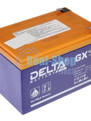 Аккумуляторная батарея Delta GX 12-12 напряжение 12В, емкость 12Ач (151х95х101мм)