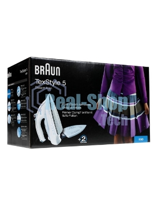 Утюг Braun SI5225PU фиолетовый/белый, 2500 Вт, 50 г/мин, 200 г/мин, 300 мл
