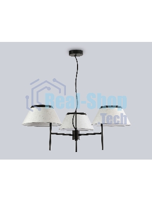 Светильник Ambrella light LH72451/3 BK/WH черный/белый Е14/3 max 40W D800*290-1080