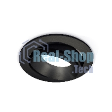 Комплект встраиваемого поворотного светильника Ambrella light XC7652021 SBK/PBK черный песок/черный полированный MR16 GU5.3 (C7652, N7031)