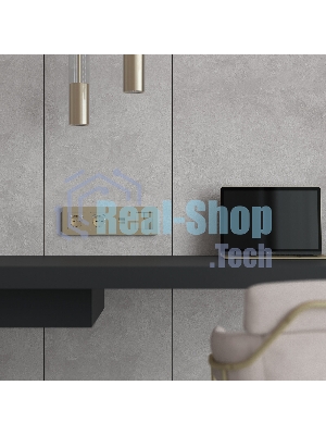 Рамка на 4 поста Slab (шампань софт) W0042911