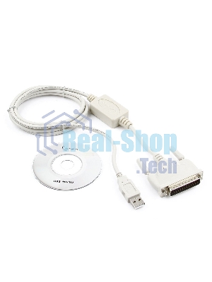 Переходник Gembird Переходник с USB DB25M/AM 1.8m блистер