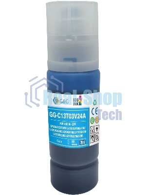 Чернила G&G GG-C13T03V24A 101C голубой70мл для Epson L4150/L4160/L6160/L6170