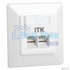 Внутренняя информационная розетка Itk CS2-1C5EU-2-1 RJ45 кат.5E UTP 2 порта