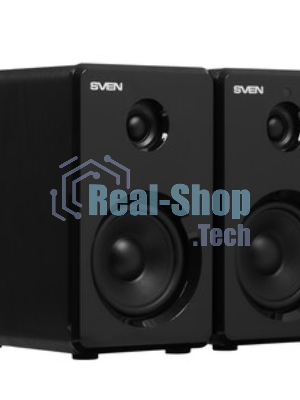 Акустическая система SVEN 2.0 SVEN SPS-725 черный (50 Вт, BT, пульт)