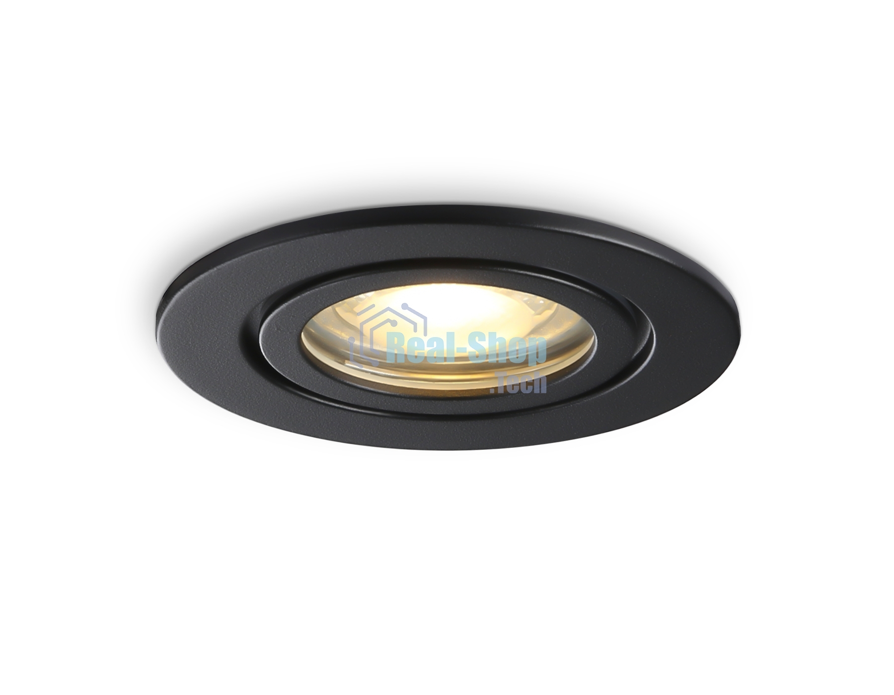 Светильник Ambrella light TN1151 BK черный IP44 GU5.3 D85*28