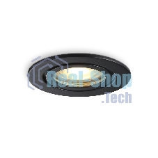 Светильник Ambrella light TN1151 BK черный IP44 GU5.3 D85*28