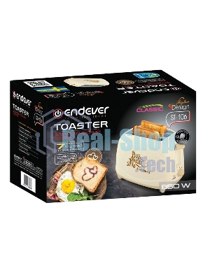 Тостер Endever Skyline ST-106, бежевый