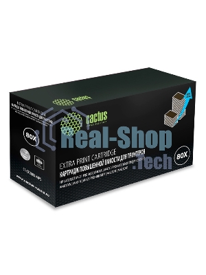 Картридж лазерный Cactus CS-CF280X-MPS черный (13000 стр.) для HP LJ Pro 400/M401/M425