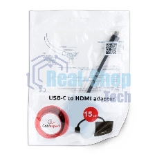 Переходник Cablexpert USB Type-C/HDMI, 15 см, пакет (A-CM-HDMIF-01)