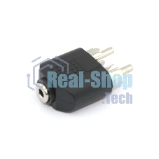 Переходник с RCA (тюльпан) 2 канала папа на miniJack