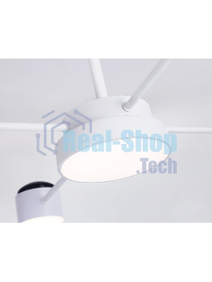 Потолочный светодиодный светильник с пультом Ambrella light FL51631/4+1 WH белый 3000K-6400K 48W 910*745*300 (ПДУ ИК)