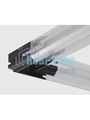 Коннектор угловой 90° для шинопровода GL1049 BK черный 220V 90*90