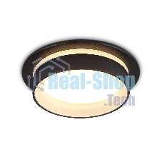 Светильник Ambrella light TN6708 BK черный IP44 GX53 max 15W D105*45