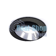 Комплект встраиваемого поворотного светильника Ambrella light XC7652022 SBK/PSL черный песок/серебро полированное MR16 GU5.3 (C7652, N7032)