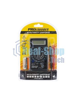Портативный мультиметр PROconnect M830B (DT830B)