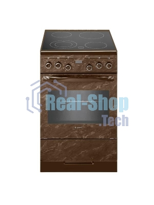 Плита электрическая Gefest ЭП Н Д 5560-03 0054 коричневый, конфорок 4 шт, духовка 55 л, 50 см x 85 см x 58.5 см