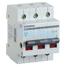 Выключатель нагрузки IEK MNV15-3-063 (мини-рубильник) ВН-32 3Р 63А GENERICA