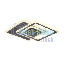 Светильник Ambrella light FA262 CF/TI кофе/янтарь 112W 540*540*80 (ПДУ РАДИО 2.4)