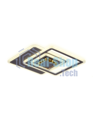 Светильник Ambrella light FA262 CF/TI кофе/янтарь 112W 540*540*80 (ПДУ РАДИО 2.4)