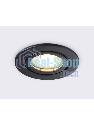 Светильник Ambrella light TN1151 BK черный IP44 GU5.3 D85*28