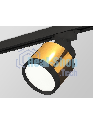 Светильник Ambrella light XT8121001 PYG/SBK/PBK золото желтое полированное/черный песок/черный полированный GX53