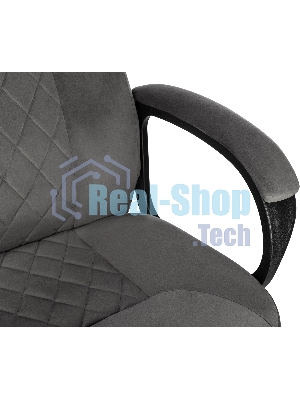 Кресло руководителя Бюрократ CH-730 Fabric темно-серый Holland 18 крестов. пластик