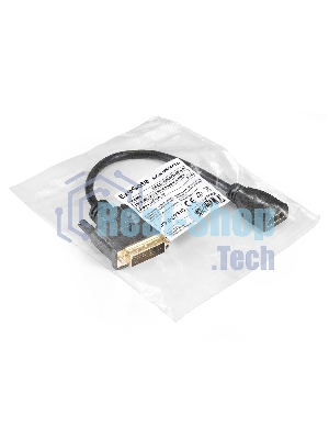 Кабель HDMI-DVI-D ExeGate EX-CC-HDMIF-DVIM-0.15 (19F/25M, 0,15м, позолоченные контакты)