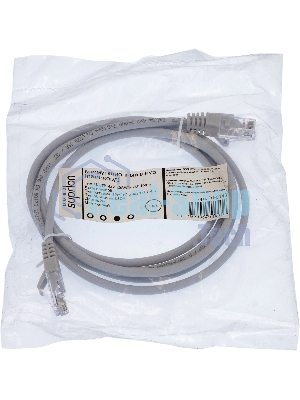 Патч-корд Suprlan 10-0143 UTP RJ-45 вил.-вилка RJ-45 cat.5e 2м серый LSZH 24AWG