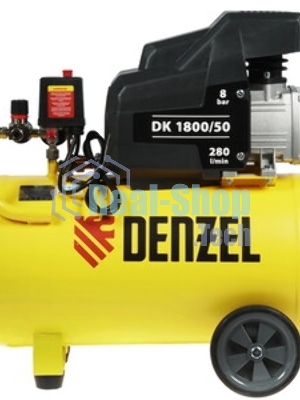 Компрессор воздушный Denzel DK1800/50,Х-PRO (58068) 1,8 кВт, 280л/мин, 50л