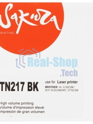 Картридж лазерный Sakura TN217BK для Brother DCP-L3550CDW/DCP-L3550/HL-L3230CDW/HL-L3230/MFC-L3770CDW/MFC-L3770, черный, 3000 к.