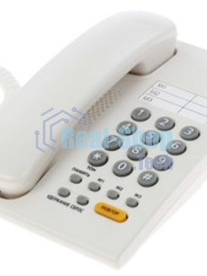 Телефон проводной Ritmix RT-330 белый